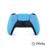 Control Inalámbrico Dualsense PlayStation 5 Con Gatillos Adaptativos y Diseño Ergonómico Azul Claro