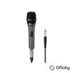 Micrófono Alámbrico Steren Alta Fidelidad Unidireccional Cable 6.33mm de 5m Uso Múltiple