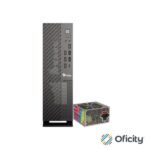 Gabinete Oficina Mince Slim ITX Stylos 4xUSB 2.0 2xUSB 3.0 1xTipo C Puerto 3.5mm con Fuente de Poder 550W