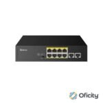 SWITCH ETHERNET STEREN DE 8 PUERTOS POE + 2 UPL