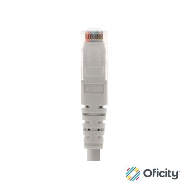 Cable de Conexion Nexxt Solutions U/UTP Cat6 3 Mts LSZH (Compuesto sin Halogeno de Baja Toxicidad) Gris