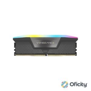 Memoria RAM Corsair Vengeance RGB 32GB (2x16GB) DDR5 5200MHz DIMM XMP AMD EXPO Negro CL40