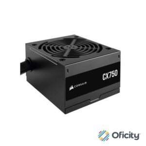Fuente de Poder Corsair CX750 750W ATX 12V 80 Plus Bronze 24 pin Fan 120mm Color Negro