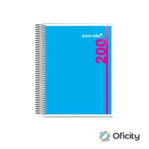 Cuaderno Estrella Starmax Profesional 200 Hjs. C/4 Separadores C5 No. 207