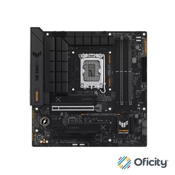 Tarjeta Madre Asus TUF Gaming B760M-PLUS WIFI II 4xDDR5 192GB 7800Mhz PCIe 5.0 M.2 HDMI DP S 1700 13th 14th mATX Wi-Fi6E