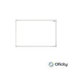 Pizarron Blanco Marco y Portaplumon de Aluminio 40X60cm Grueso