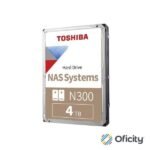 Disco Duro Interno Toshiba N300 de Rendimiento 4TB 7200RPM y 256MB Cache