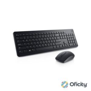 Teclado y Mouse Dell KM3322W Wireless Español Color Negro