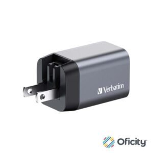 Cargador Verbatim de pared GaN - 2 puertos 35 W