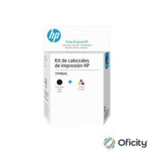 Kit de cabezales HP GT Negro/Tricolor