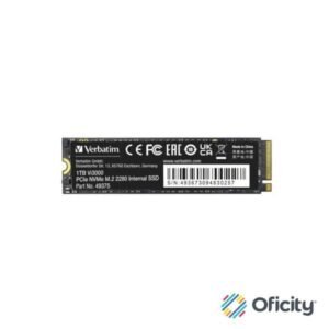 Disco Interno Verbatim SSD Vi3000 PCIe NVMe de M.2 2280 y 1 TB