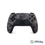 Control Inalámbrico Dualsense PlayStation 5 Con Gatillos Adaptativos y Diseño Ergonómico Gris Camuflaje