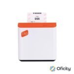 Impresora Térmica Clip con Conexión Bluetooth Portátil Compatible con POS Blanco-Naranja