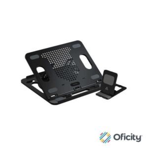 Base Enfriadora Acteck p/Laptop 17 Froost Prime BE225 Vent.Natural Base Rotable Soporte para celular /Essential Negro