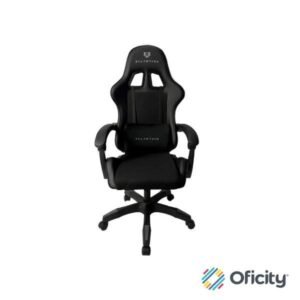 Silla Gamer Balam Rush Power V2 Black Ed Tela Automotriz Reposabrazos 4D Soporta 120kg Clase 3