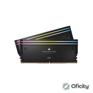 Memoria DIMM DDR5 Corsair (CMP48GX5M2B7000C36) Dominator Titanium 48GB (2x24GB) 7000MHz CL36 Negro