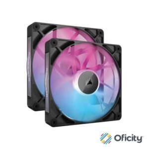 VENTILADOR PARA GABINETE CORSAIR (CO-9051024-WW) ICUE LINK RX140 RGB 2 FAN 140MM BLANCO