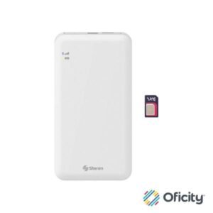 Router Steren WiFi Portátil 4G 2.4GHz/5Ghz Desbloqueado con SIM Incluida