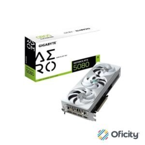 Tarjeta de Video Gigabyte Aero SFF GeForce RTX5080 OC 16GB Triple Fan RGB Lighting GDDR7 256bit PCIe 5.0 1xHDMI 3xDP