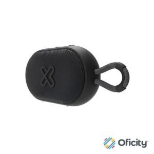 Bocina Portatil Klip Xtreme Bluetooth TWS 6W GrooveSplash KBS-030BK Hasta 12 hrs IPX7 Color negro
