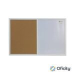 Pintarrón y Tablero de Corcho Nextep 90cmx60cm