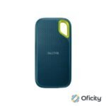 Disco Duro de Estado Solido (SSD) Externo SanDisk Extreme Portable 2TB USB C 3.2 Azul Verde