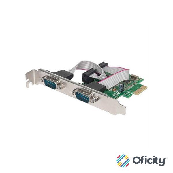Tarjeta Serial Manhattan PCI Express 2 Puertos DB9