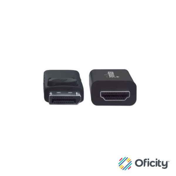 Cable Manhattan DisplayPort/HDMI-M 4K 3m Color Negro