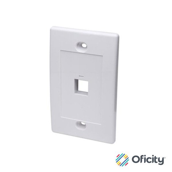 Tapa Intellinet para Caja 1 Perforación Color Blanco