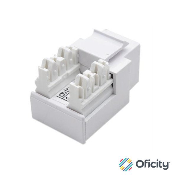 Jack Intellinet RJ11/RJ12 de Impacto Color Blanco