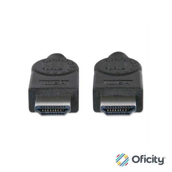 Cable Manhattan HDMI 1.3 M-M Alta Velocidad Blindado 15m Color Negro