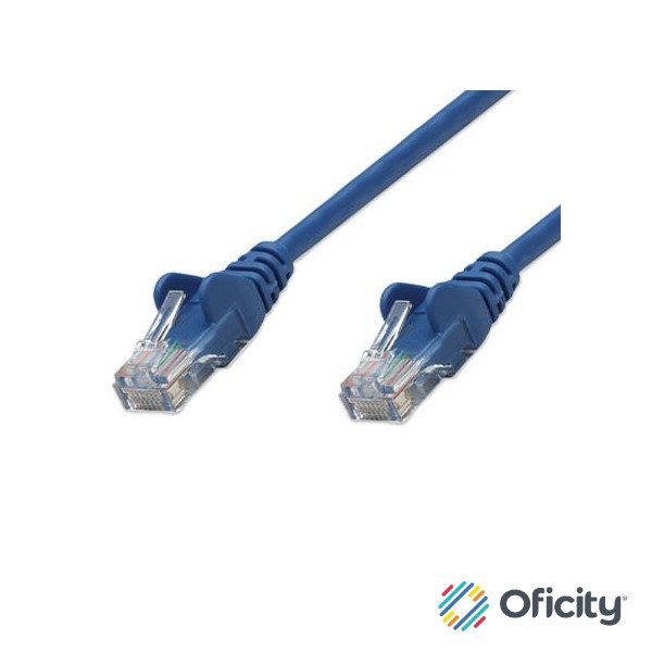 Cable Patch Intellinet 0.5m(1.5F) Cat 6 UTP Color Azul