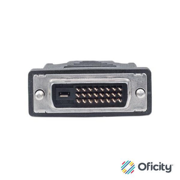 Cable Manhattan para Monitor HDMI/DVI-D M-M1.8m Color Negro