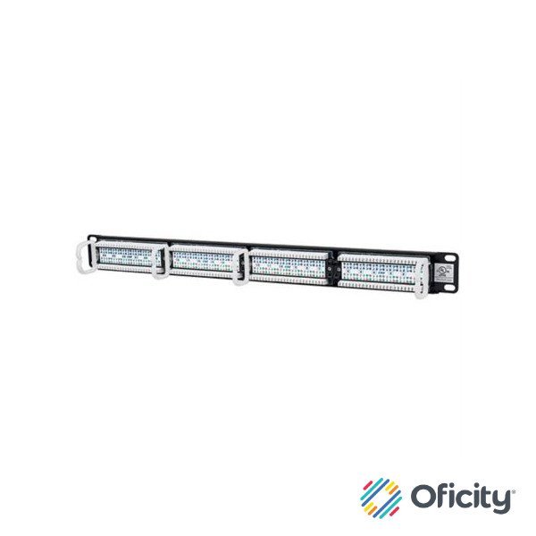 Panel Parcheo Intellinet Cat 5e 24 Puertos UTP 1U