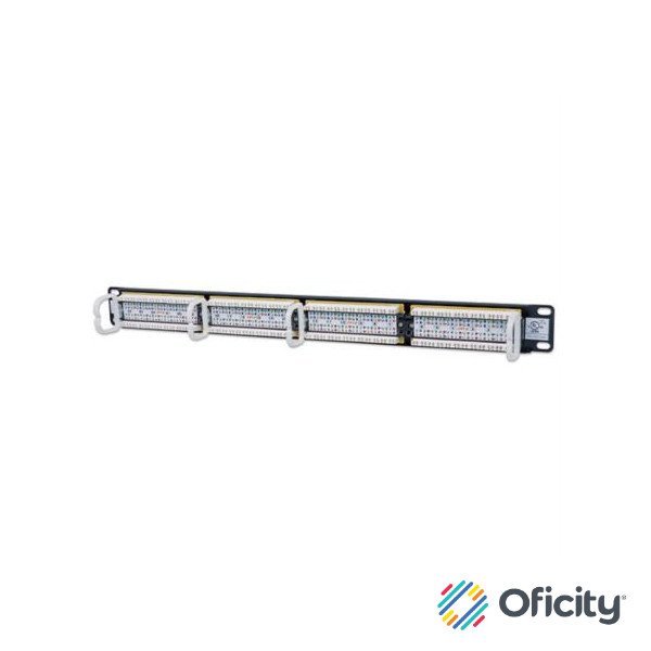 Panel Parcheo Intellinet Cat 6 24 Puertos UTP 1U