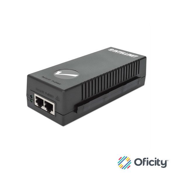 Inyector Intellinet Ultra PoE Gigabit 60W Negro