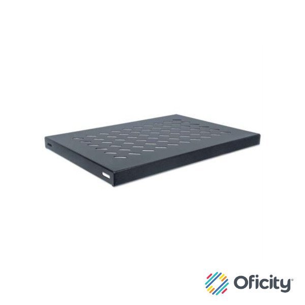 Charola Intellinet Gabinete 19" 1U Fija 35cm Ventilada 50kg Color Negro