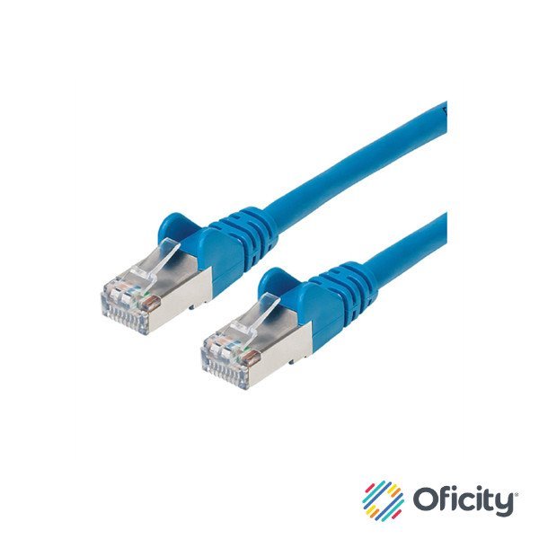Cable Intellinet Red RJ45 Cat6a S/FTP 3m Color Azul