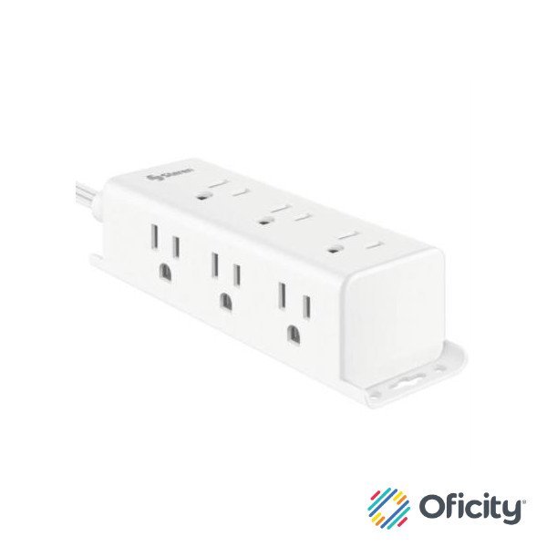 Tira Multicontacto Steren de 9 Salidas Longitud 1.1m Blanco