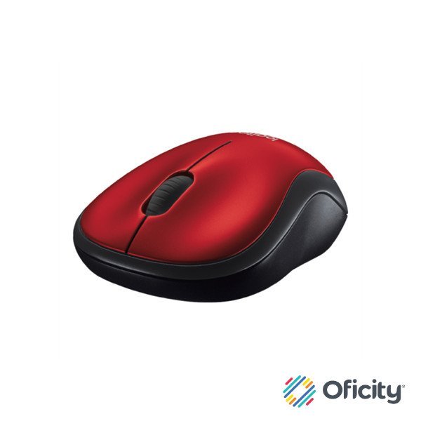 Mouse Logitech M185 Inalámbrico Color Rojo