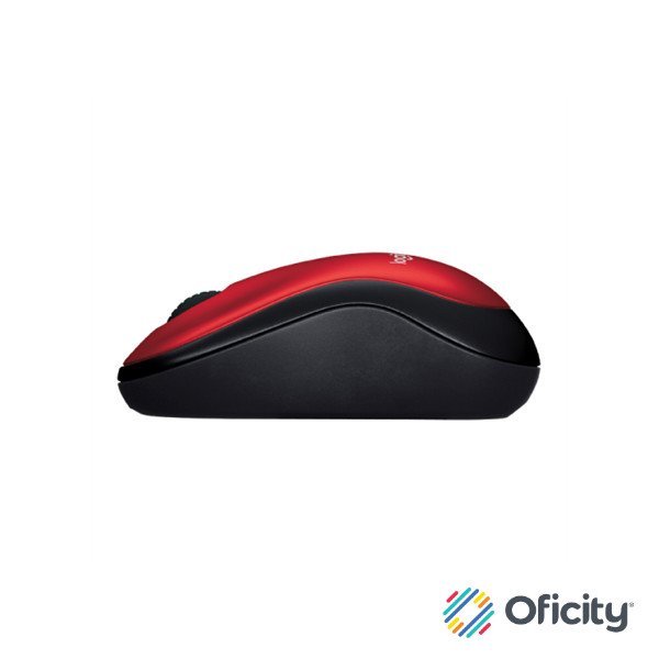 Mouse Logitech M185 Inalámbrico Color Rojo