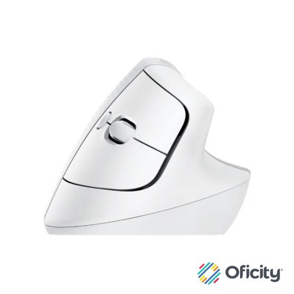 Mouse Logitech Lift Ergonómico Vertical 1000dpi Color Gris Pálido