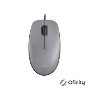Mouse Logitech Alambrico M110 Silent Gray