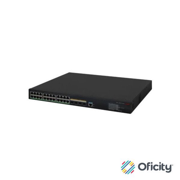 Switch H3C S5570S-28S-EI L3 Ethernet Switch con 24x10/100/1000BASE-T Ports y 4x1G/10G BASE-X SFP Puertos Plus Sin fuente de alimentacion