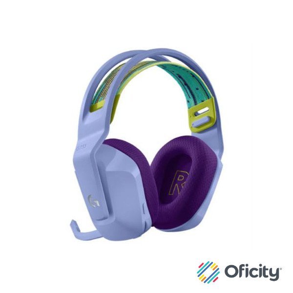 Audífonos Logitech G733 LIGHTSPEED Gaming Inalámbricos RGB Color Lila