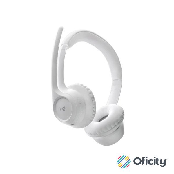 Diadema Logitech Zone Vibe 300 Inalambrica con microfono Color Blanco