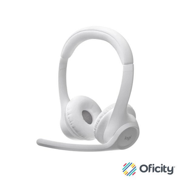 Diadema Logitech Zone Vibe 300 Inalambrica con microfono Color Blanco