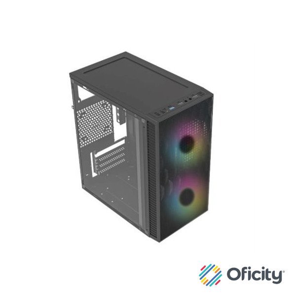 Gabinete Acteck Compacto Mini Torre Fuji GC470 Fuente ATX 500 Advanced Series Negro