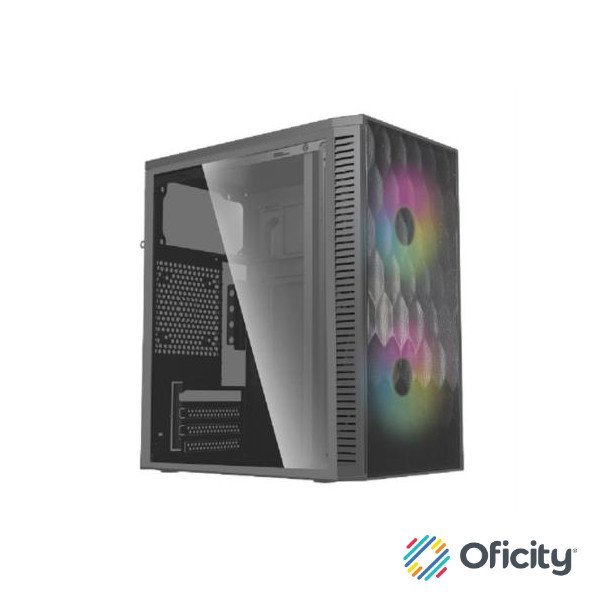 Gabinete Acteck Compacto Mini Torre Fuji GC470 Fuente ATX 500 Advanced Series Negro