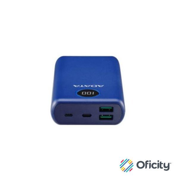 Power Bank Adata P20000QCD Digital 20000mAh Color Azul Oscuro